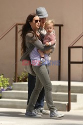 Alanis Morissette with family