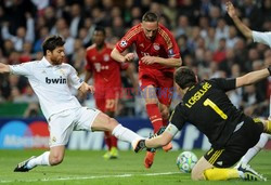 UEFA Champions League second leg semi-final football match Real Madrid against Bayern Munich 