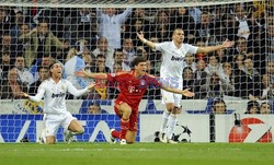 UEFA Champions League second leg semi-final football match Real Madrid against Bayern Munich 