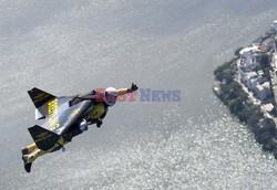 Jetman flying over Rio de Janeiro